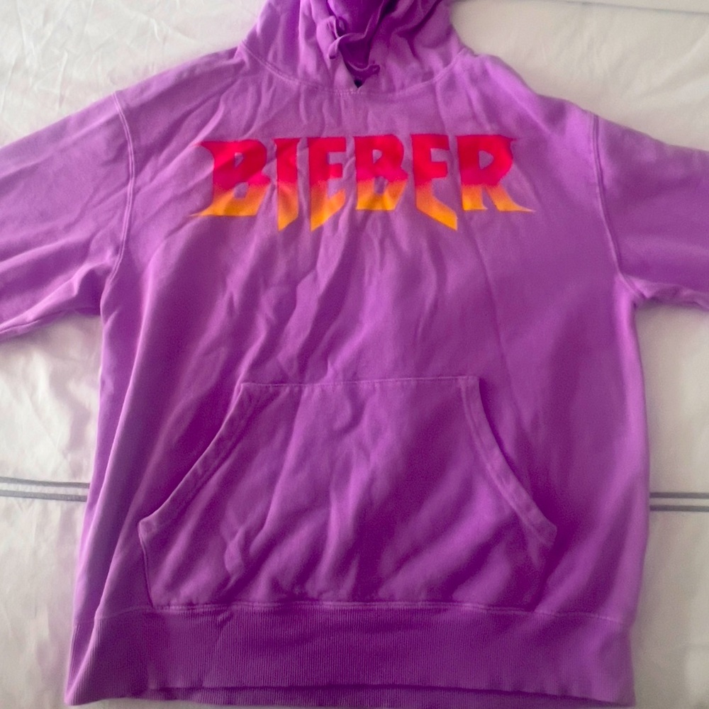 Official Justin Bieber Justice Tour limited edition purple hoodie!!